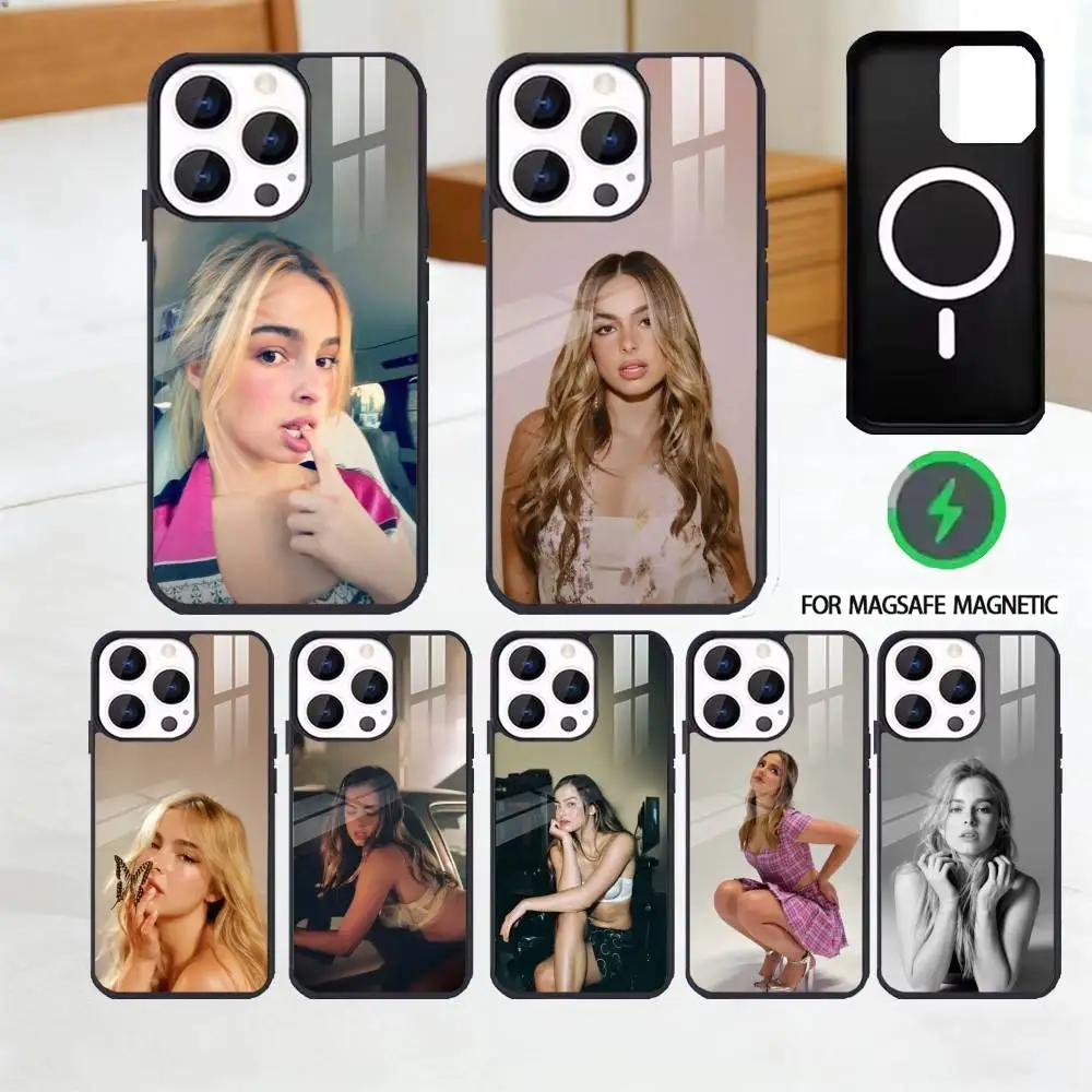 

Singer A-Addison Rae Phone Case For iPhone 17,16,15,14,13,12,Plus,Pro,Max For Magsafe Magnetic Wireless Charge