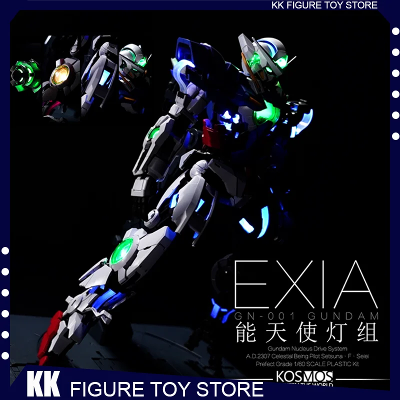 

Kosmos Pg 1/60 Gn-001 Exia Phantom Light Group Led Accessory Package Assembly Anime Action Figures Model Statue Decor Gift Toys