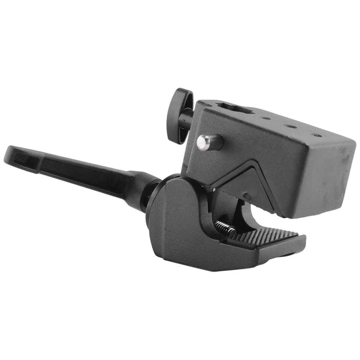 Grande super braçadeira estúdio multifuncional forte clipe c com 1/4in & 3/8in parafuso buraco para fotografia estúdio luzes guarda-chuva