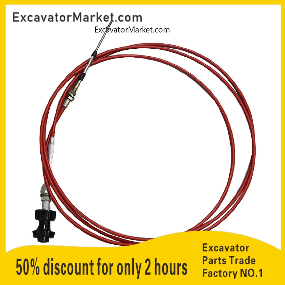 Hot Sale Control Cables Manual hitachi excavator cable Hand Throttle Controller Cable For Excavator Excavator Accessories