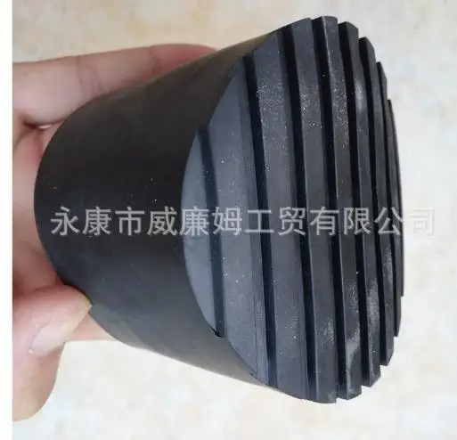 

2pcs Ladder Foot Cover Extension Anti-Slip Mat Telescoping Rubber End Cap Protective Covers Non-Slip Safety Portable Universal