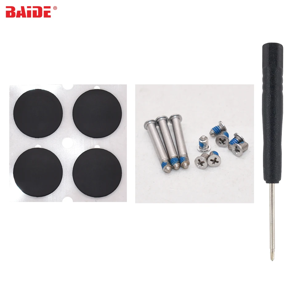 Pro A1278 A1286 A1297 Air A1465 A1466 A1369 A1370 Retina A1398 A1425 A1502 Rubber Feet Bottom Screws Screwdriver 200pcs/lot