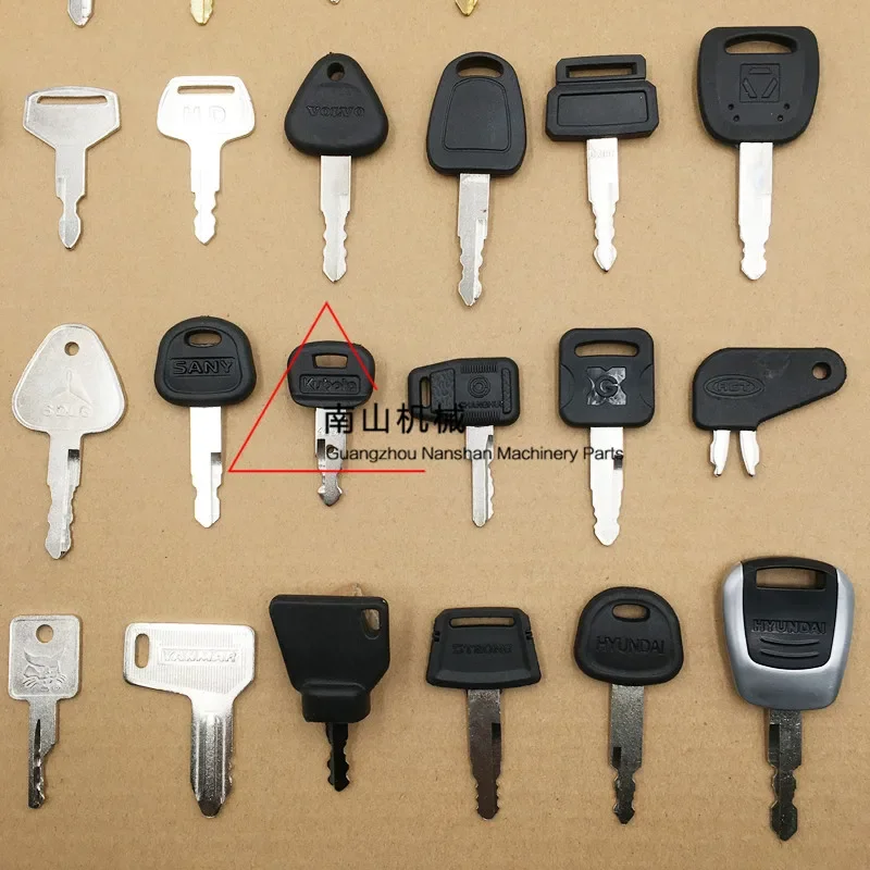 1PCX Door Key Excavator  CarterPILLAR  Komatsu PC Hitachi EX Kato Kobelco SK  Doosan DH  Daewoo Sumitomo Modern Ignition