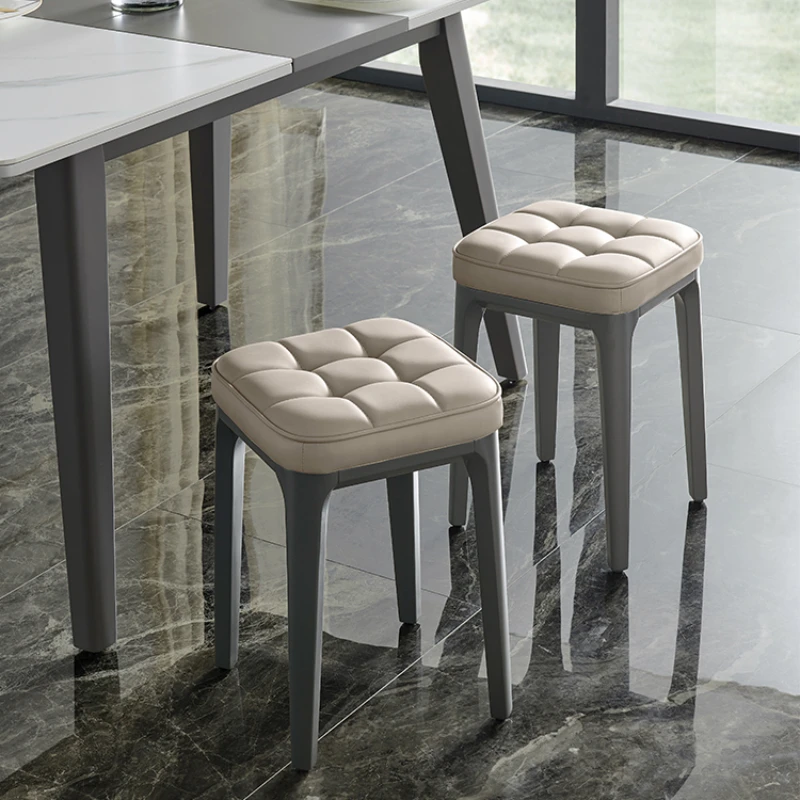 Taburete telescópico, sillas rústicas, muebles de habitación, silla barata, cocina, sala de estar, comedor, Hocker, Taburete de madera auxiliar alto para oficina