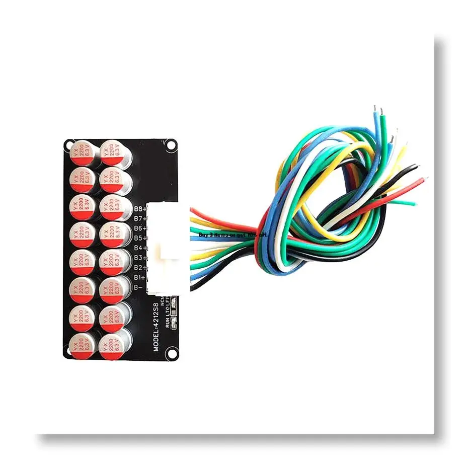 ✱8S 3A Active Equalizer Balancer 6S 7S Lifepo4/Lipo/LTO Battery Equalization Capacitor Shell 6-8S 3A Without Shell
