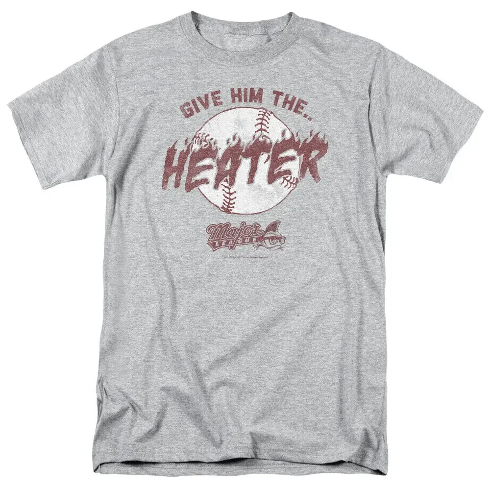

Футболка Major League The Heater, лицензированная комедия, бейсбольный фильм, спортивный серый цвет