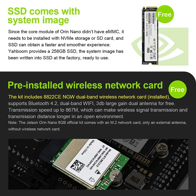 مجموعة مطور Jetson Orin NANO الفرعية الرسمية مع ذاكرة الوصول العشوائي 4 جيجابايت 8 جيجابايت بناءً على نظام Ubuntu 20.04 #6