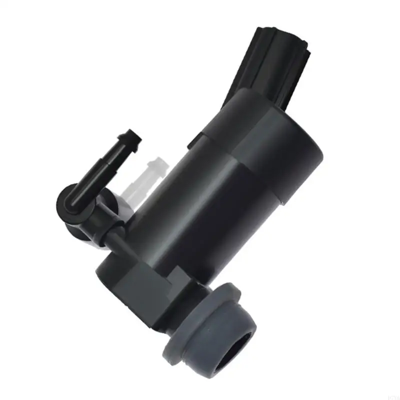 Windshield Washer Pump, Part Reference 1S71-17K624-FE 1231600, Replacement Component with 2 Visible Hose Ports for Vehicle D7YA
