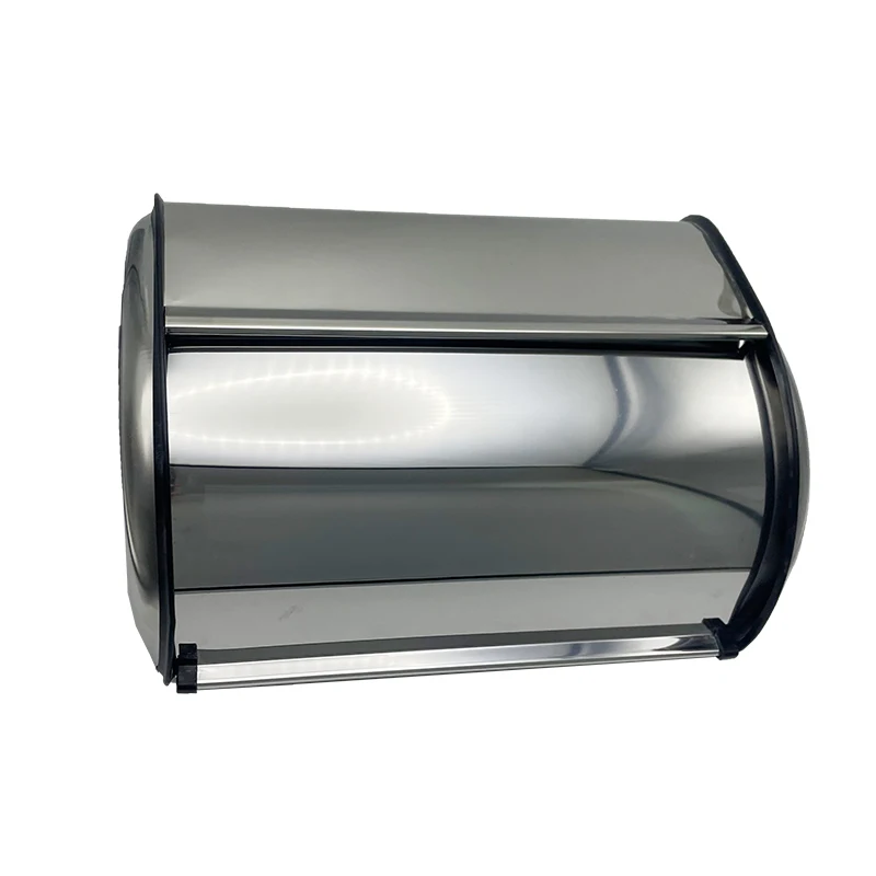 Colore originale, piccola scatola per il pane a forma di tamburo lucido