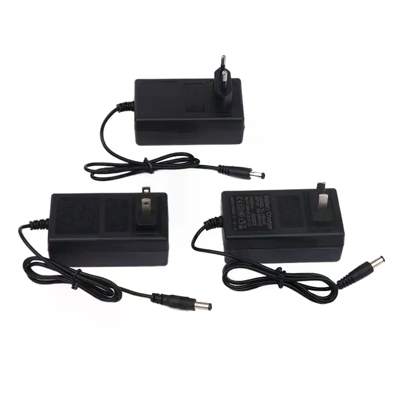 21v Lithium Battery Charger 1A For 18v ​​Electric Drill Intelligent Power Adapter EU US Plug Transformer 5-string Charger