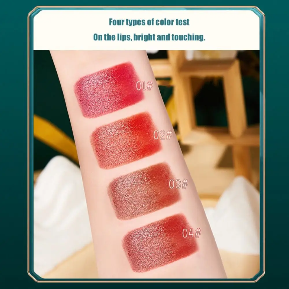 Lip Glaze Colorproof Waterproof Carved Shell Velvet Mist Lipstick Matte Lipstick Thin Tube Lipstick