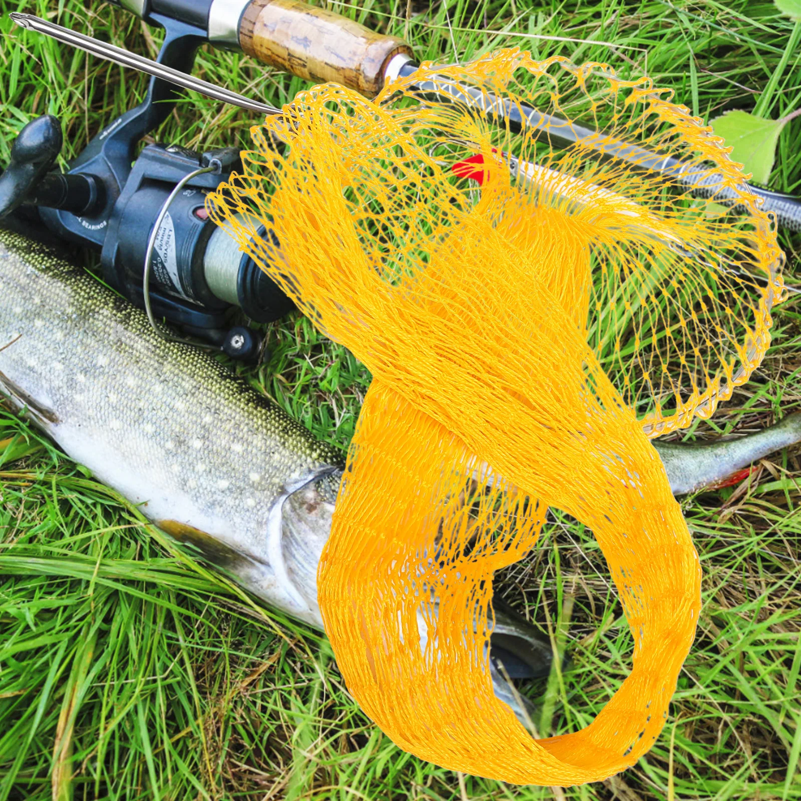 

Fish Protection Fishing Net for Boat Kids Small Durable Material Large Eye Mesh Ground Insert Design Fish Safety