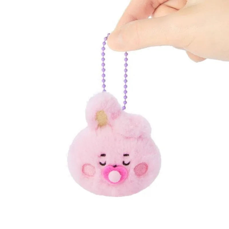 Chaveiro de pelúcia da série BT21, boneco fofo de desenho animado, pingente kawaii, acessório para fãs, produto de anime, atacado.