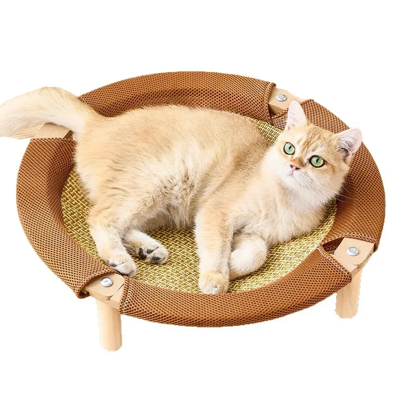 Cama-rascador para gatos: hamaca refrescante y zona de juego