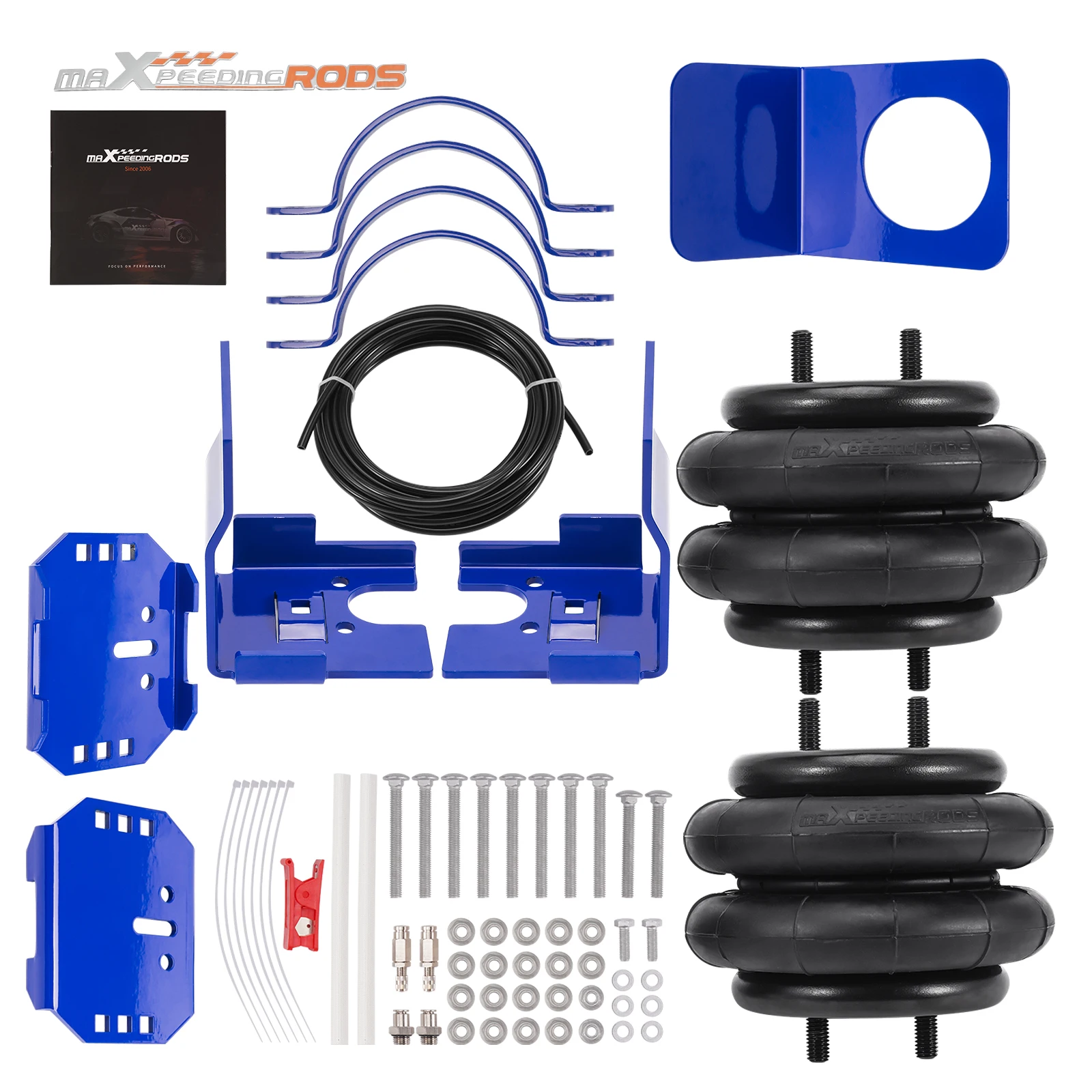 Factory Rear Air Suspension Auxiliary Spring Kit for Ford E-350 Economoline E-250 Cutaway E33 Class 1992-2022