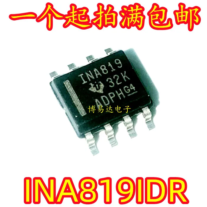 Free shipping  INA819IDR INA819ID INA819 SOP8  IC   10PCS