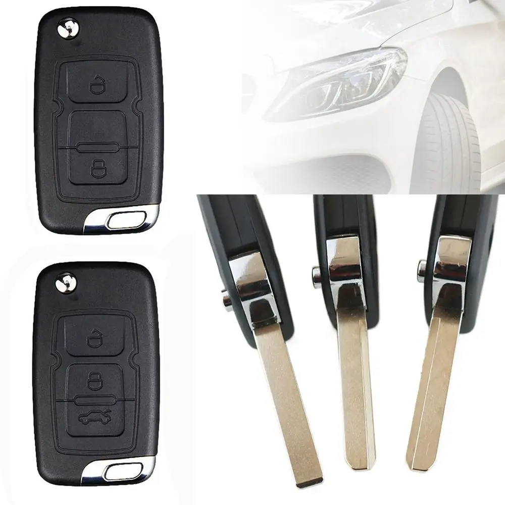 

Flip Remote Key Case 2/3 Buttons Replacement Car Key Shell for Geely/Emgrand EC7 GC715 EC718/Englon SC3 SC5 SC7/Free Cruiser GX7