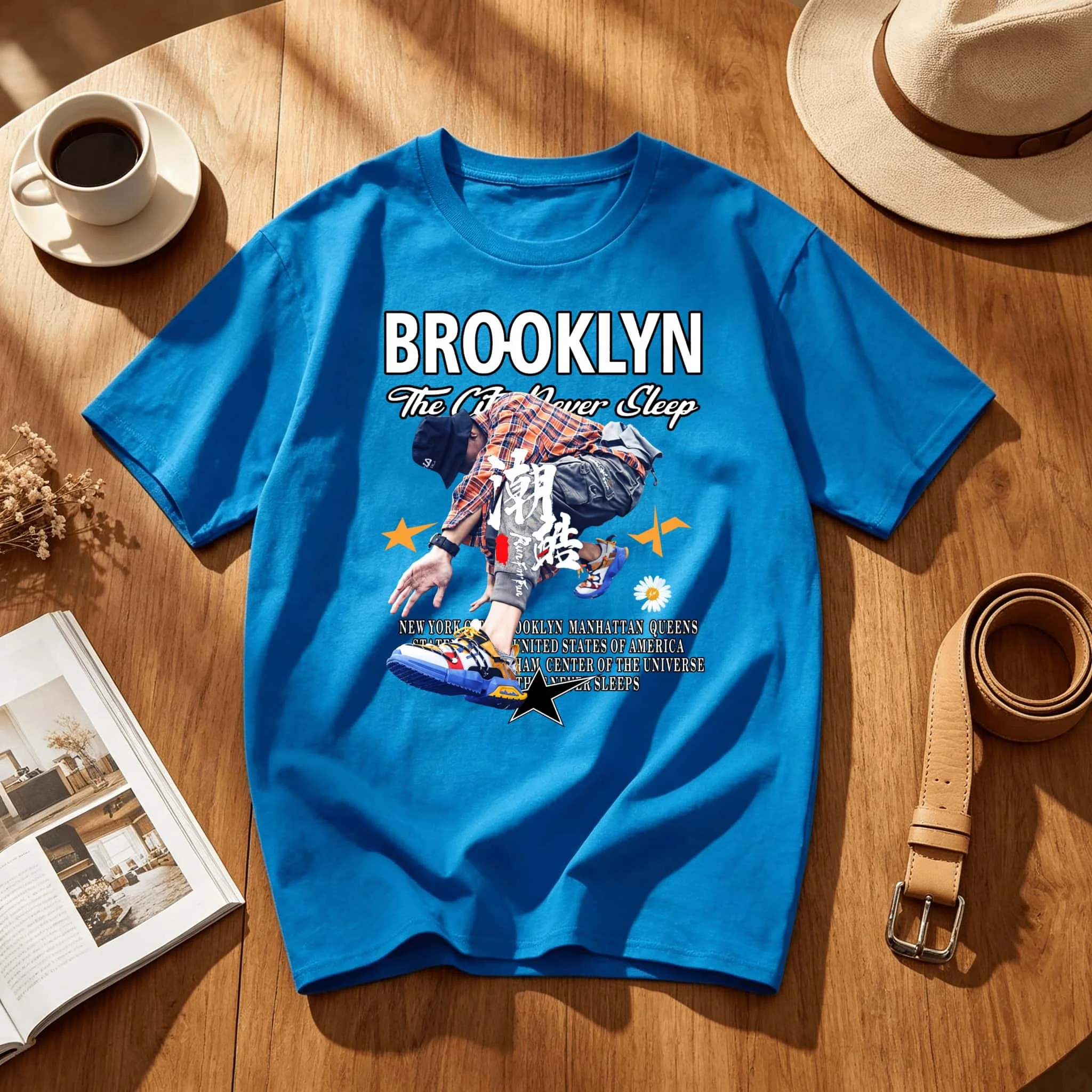 Brooklyn Street Hip Hop Dancer Poster Teen Youth Student Street Style Shirt