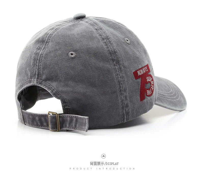 Thời Trang Giặt Mũ Lưỡi Trai Bóng Chày Cho Nam Nữ Thêu Chữ Hip Hop Nón Snapback Unisex Dạo Phố Thể Thao Ngoài Trời Nắng Bố Nón