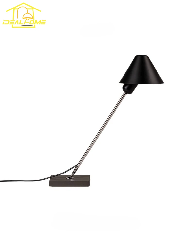 

Minimalist Luxury Modern Stainless Steel Copper Table Lamp LED E27 Atmosphere Adjustable Desk Light Bedroom Bedside Study Studio