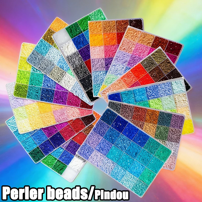 Cuentas Perler/Pindou de 2.6MM en 264 colores, kit de recarga de cuentas Perler, decoración del hogar, juguetes hechos a mano, arte, regalo de cumpleaños, en oferta