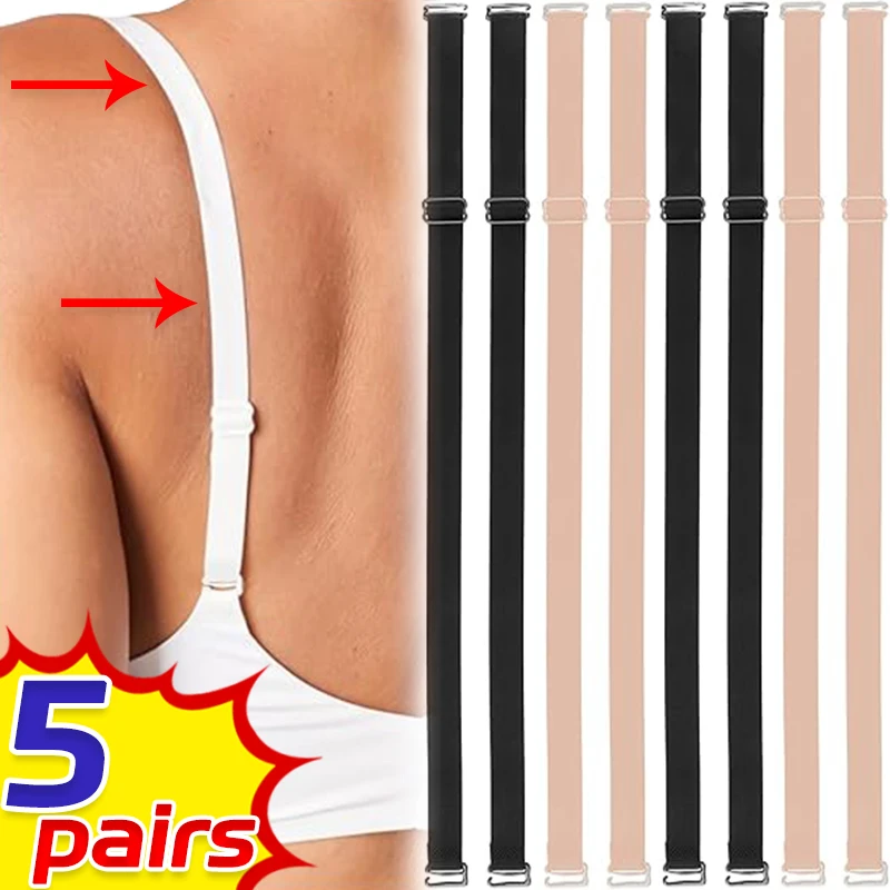 Spalline per reggiseno anticaduta Reggiseni per lingerie da donna Tracolla elastica antiscivolo Intimo Spalla leggera di facile installazione