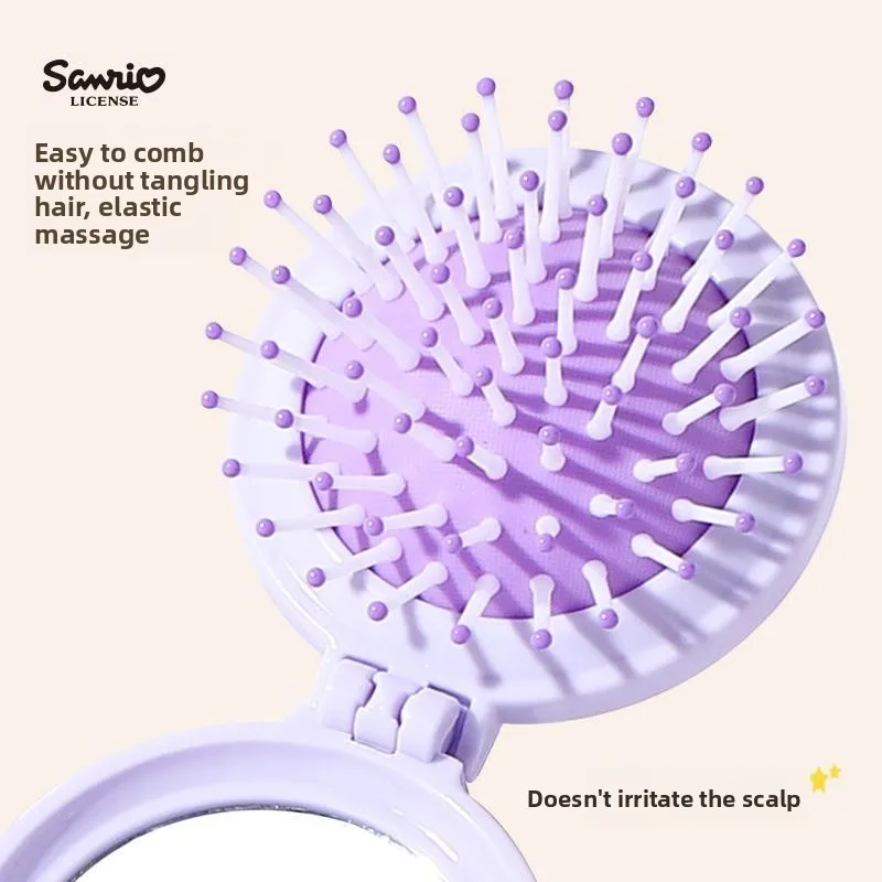 Sanrio authentic authorized Melody bangs broken hair finishing artifact multi-functional portable cartoon air cushion comb view 6