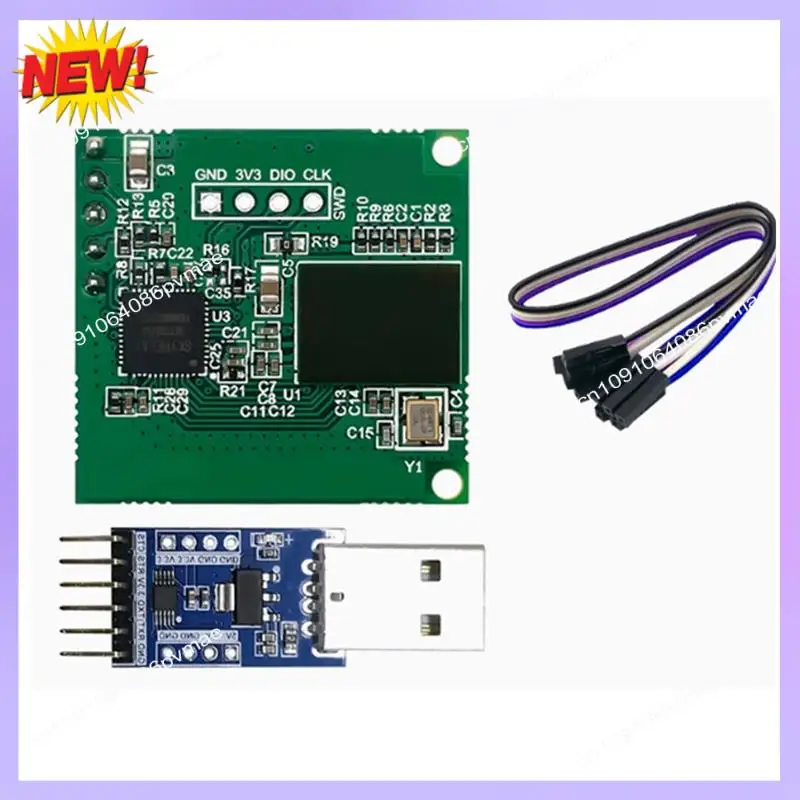 

T24C LD6001B 60 ГГц Mmwave радарный датчик + плата последовательного порта CH340 Высокоточный многоцелевой 3D модуль датчика присутствия человека