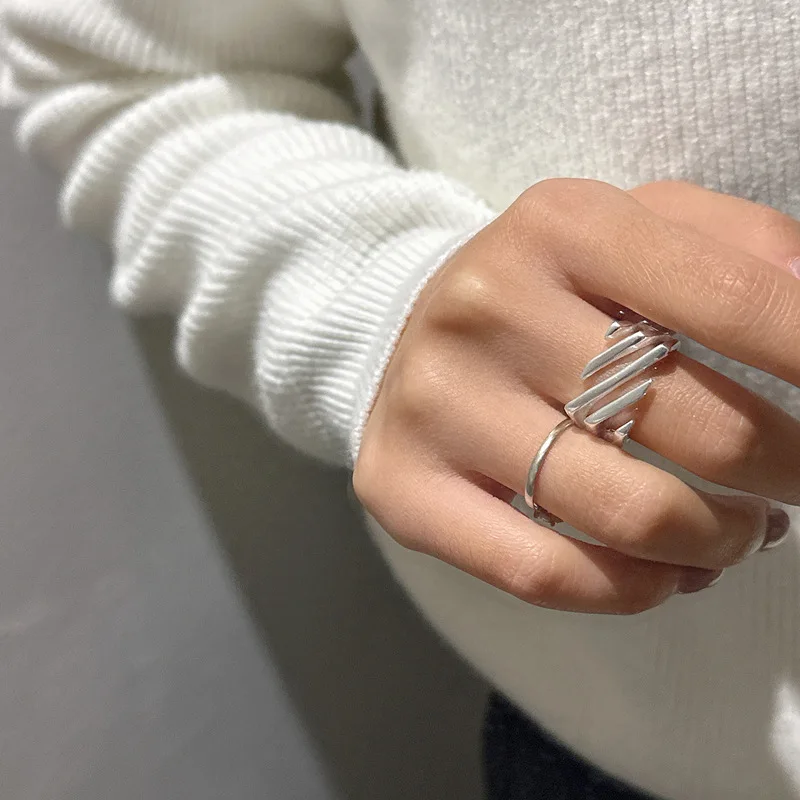 

S925 Sterling Silver Korean Engagement Wedding INS Blogger Fashion Style Ring Wholesale