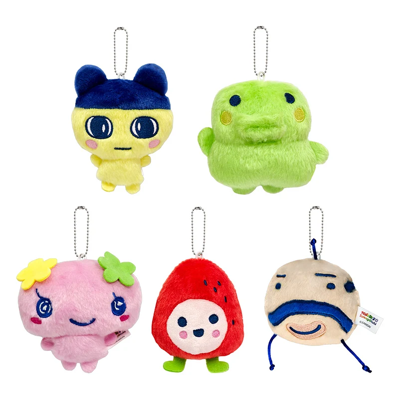 Bandai Tamagotchi – housse de protection en peluche, grande bouche, sac pour écouteurs Harumi, ornement suspendu, poupée en peluche, jouets doux mignons, cadeaux