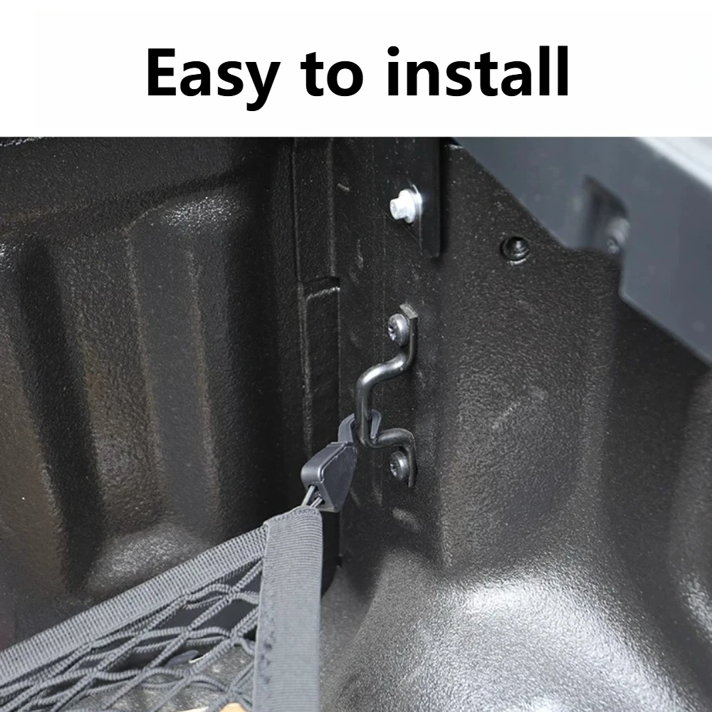 For Ranger Pickup Truck Bed Double Layer Elastic Cargo Net Trunk Storage Organizer Secure Cargo Car Exterior Accessories