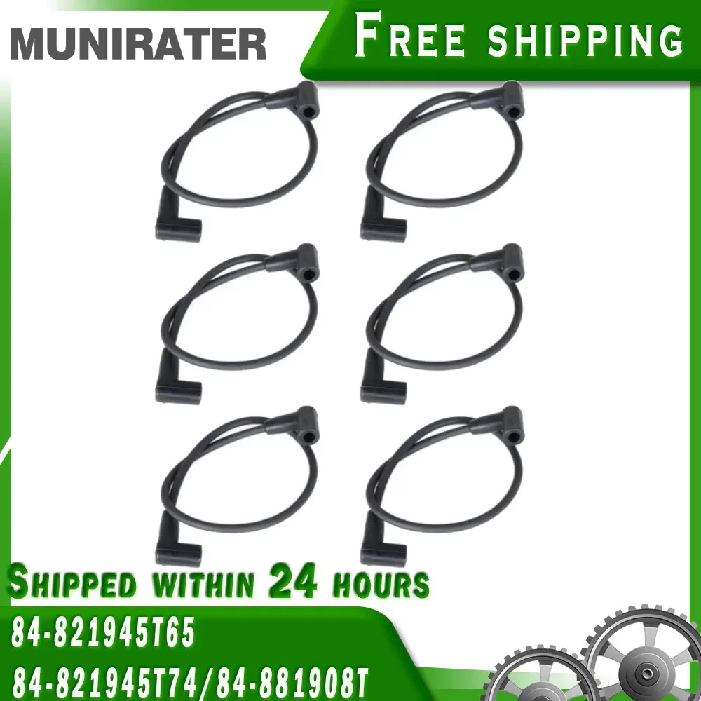 Marine Spark Plug Wire Set For Mercury Marine 84-881908T 18-28086 V6 EFI/DFI/DTS