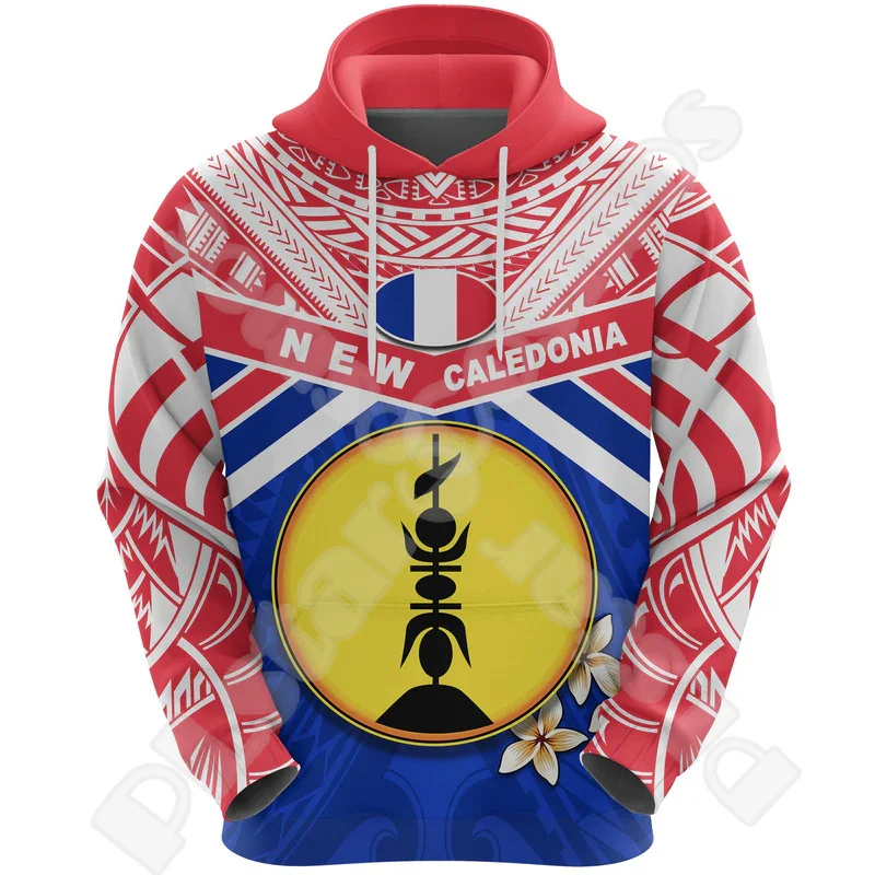 

Custom Name New Caledonia French Polynesian Islands Flag Tattoo Retro Culture 3DPrint Pullover Harajuku Casual Hoodies Jacket 22