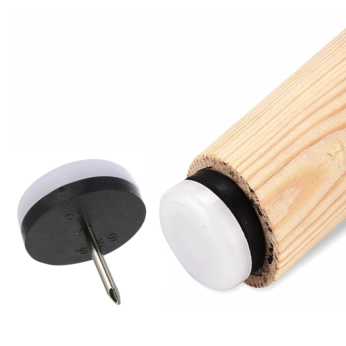 

40Pcs Furniture Leg Bottom Nylon Pads Noise-Proof Floor Protector Furniture Tacks Chair Table Feet