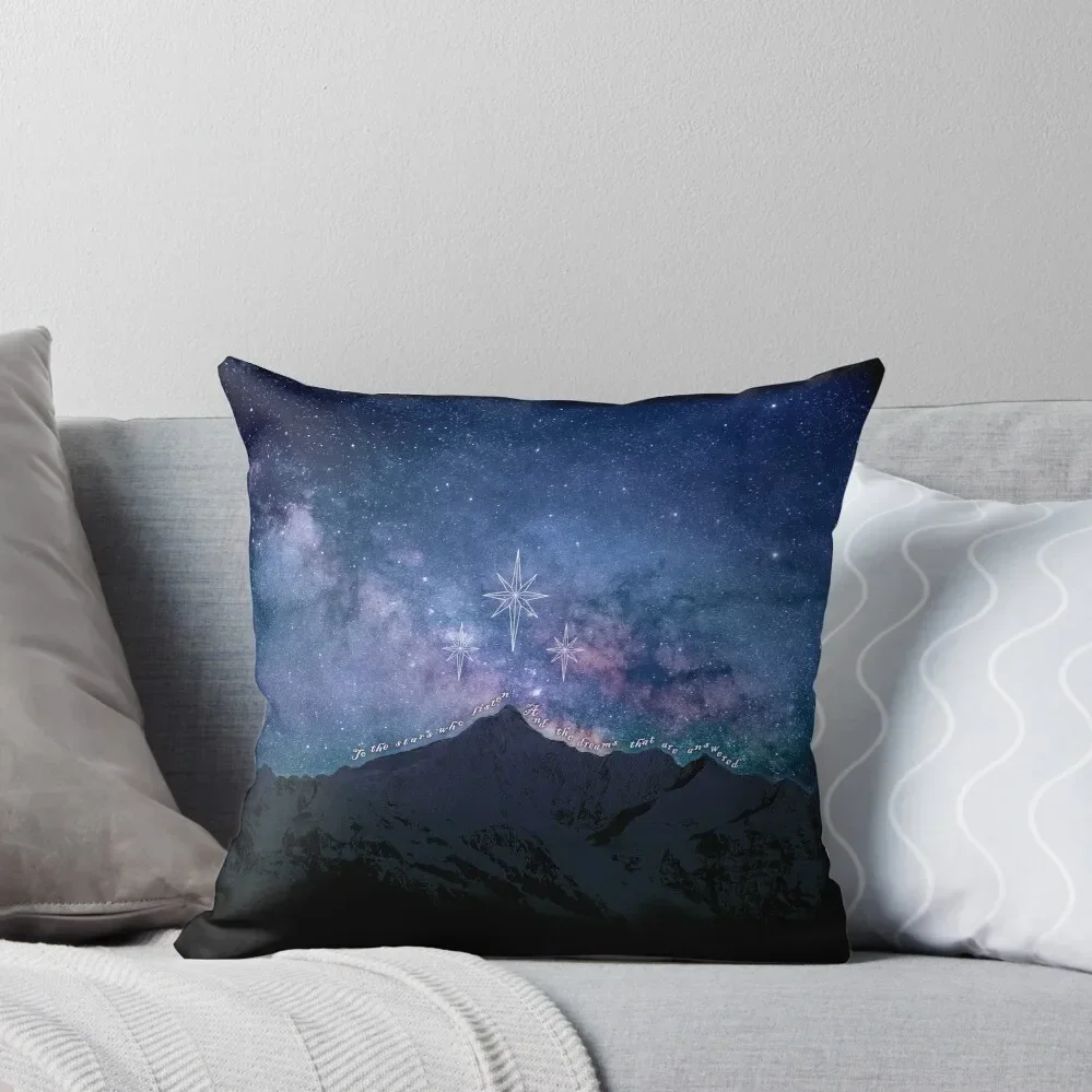 To the stars that listen Throw Pillow Luxury Cushion Cover Bed pillowcases pillow