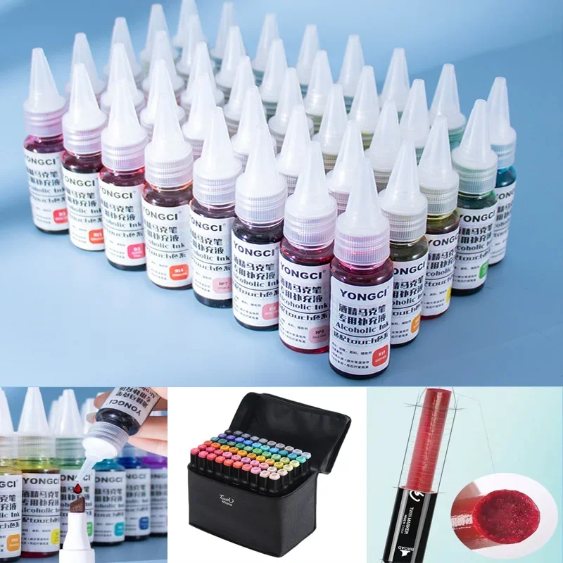 universal tinta oleosa cor marcador caneta cabeca dura liquida pigmento de secagem rapida liquido de enchimento pintura suprimentos 36 cores 01