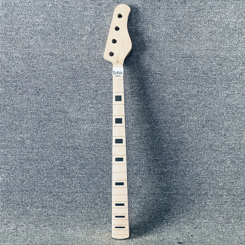 EN582 Custom Order 4 Strings Electric Bass Neck Unfinished Version No Paints No Frets for Bass Guitar DIY Replace