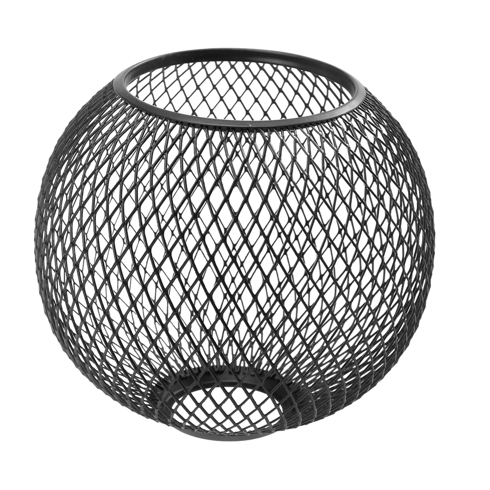 Hollow Out Light Cover Metal Lampshade Ceiling Lamp Cover Spherical Iron Decorative Lamp Shade for Bedroom Living Room Warm