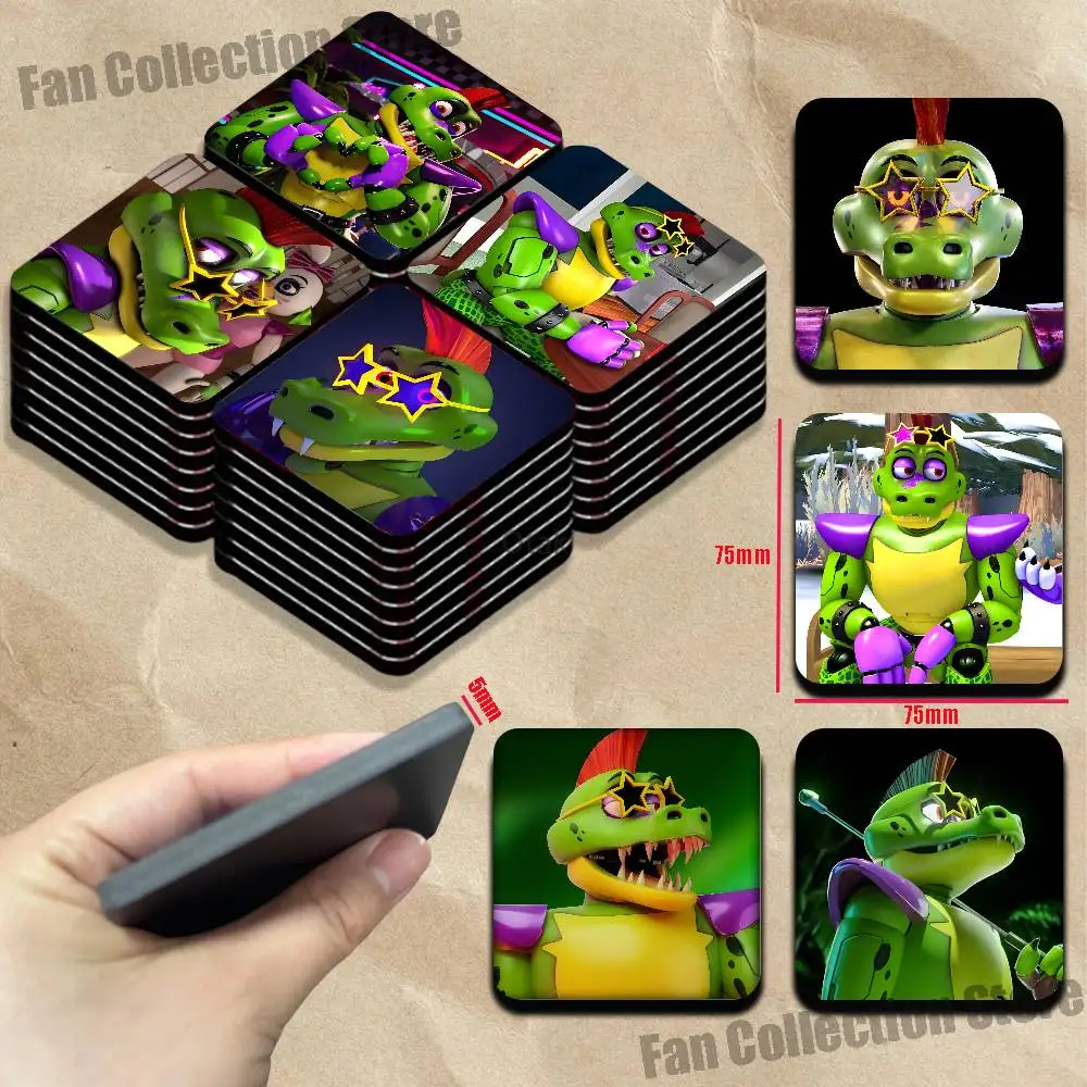FNAF S-Security Breath Montgomery Cute Cartoon Anime Refrigerator Magnets Soft Magnetic Heat Transfer Refrigerator Magnets Gift