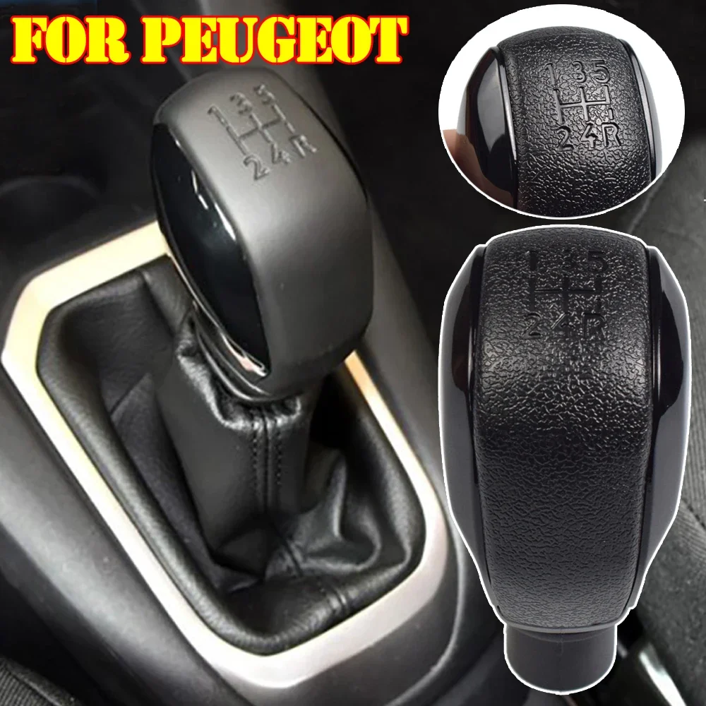 For Peugeot 206 Citroen C2 C3 C4 Sega Triumph Senna Elysee Picasso Shifter Boot Case Gear Shift Knob Head Lever Car Accessories