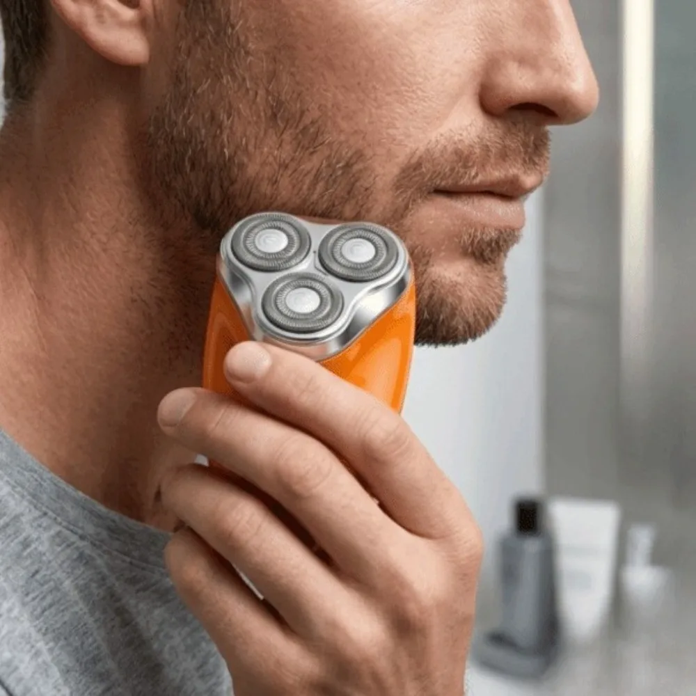 Cordless Mini Electric Shaver Lightweight Dual-Purpose Design Electric Beard Shaver Removable Compact Pocket Size