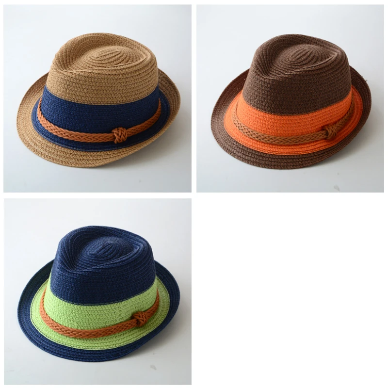 Panamanian straw - boy Jazz Jazz hat English style guy for a beach sun hat a cool hat woven for