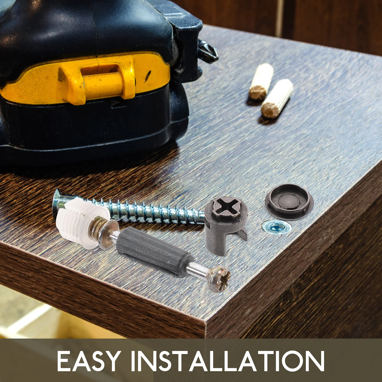 

Cabinet Connecting Rods Fast Installation Heavy Duty Furniture Connectors Fittings Anti Rust Metal Fasteners For