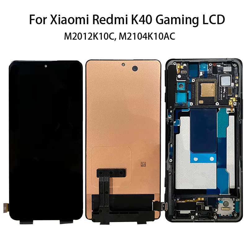 Original For Xiaomi Redmi K40 Gaming M2012K10C M2104K10AC Pantalla lcd Display Touch Screen Repair Replace For K40Gaming Edition