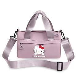 Female Top Handle Tote Bag Handbag Kuromi Hello Kitty Women Bag Shoulderbag Crossbody Messenger Nylon Bags Removable Strap