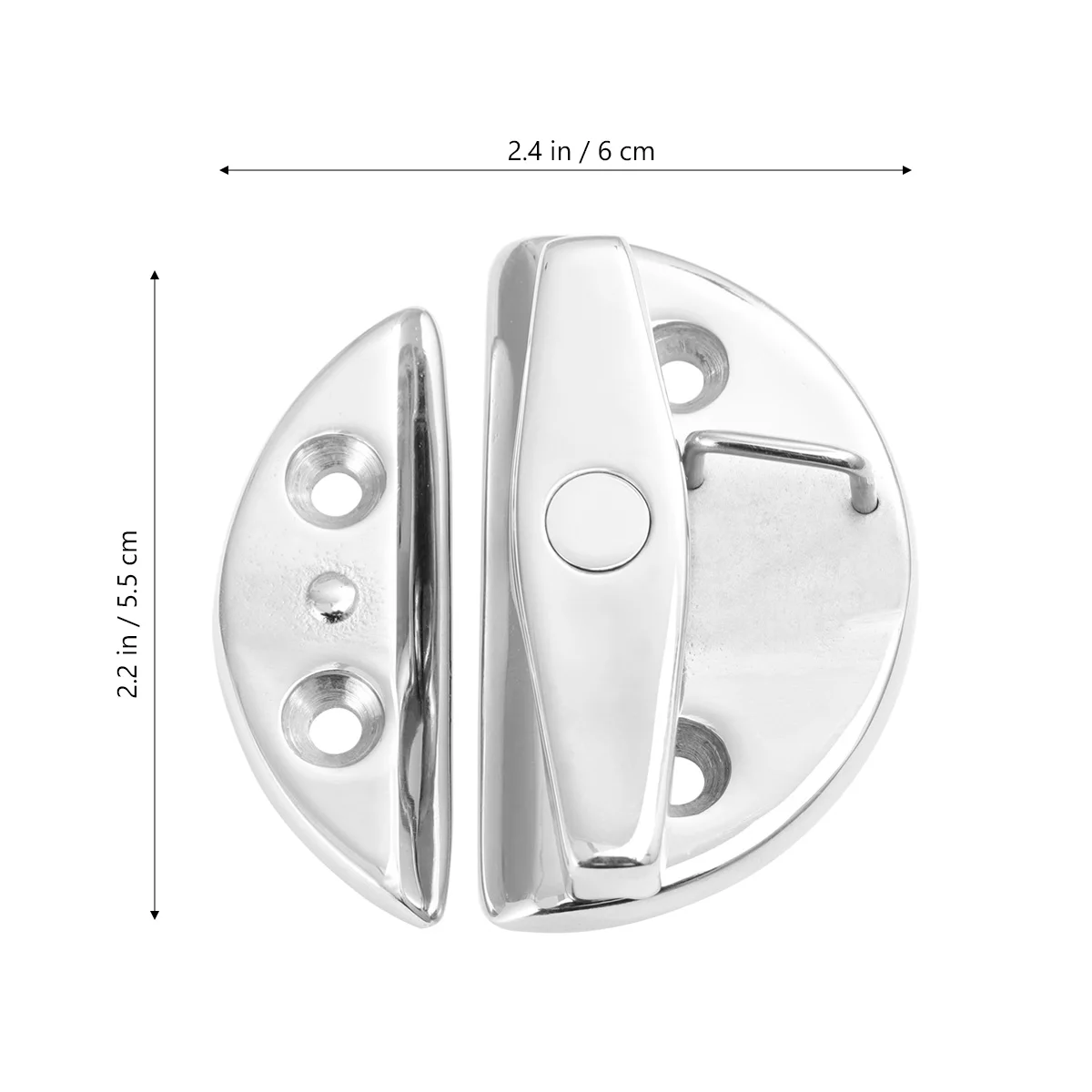 

Stainless Steel Box Buckle Hatch Lock for Marine Boat Door Clasp 316 Grade Silver Color Durable Environment
