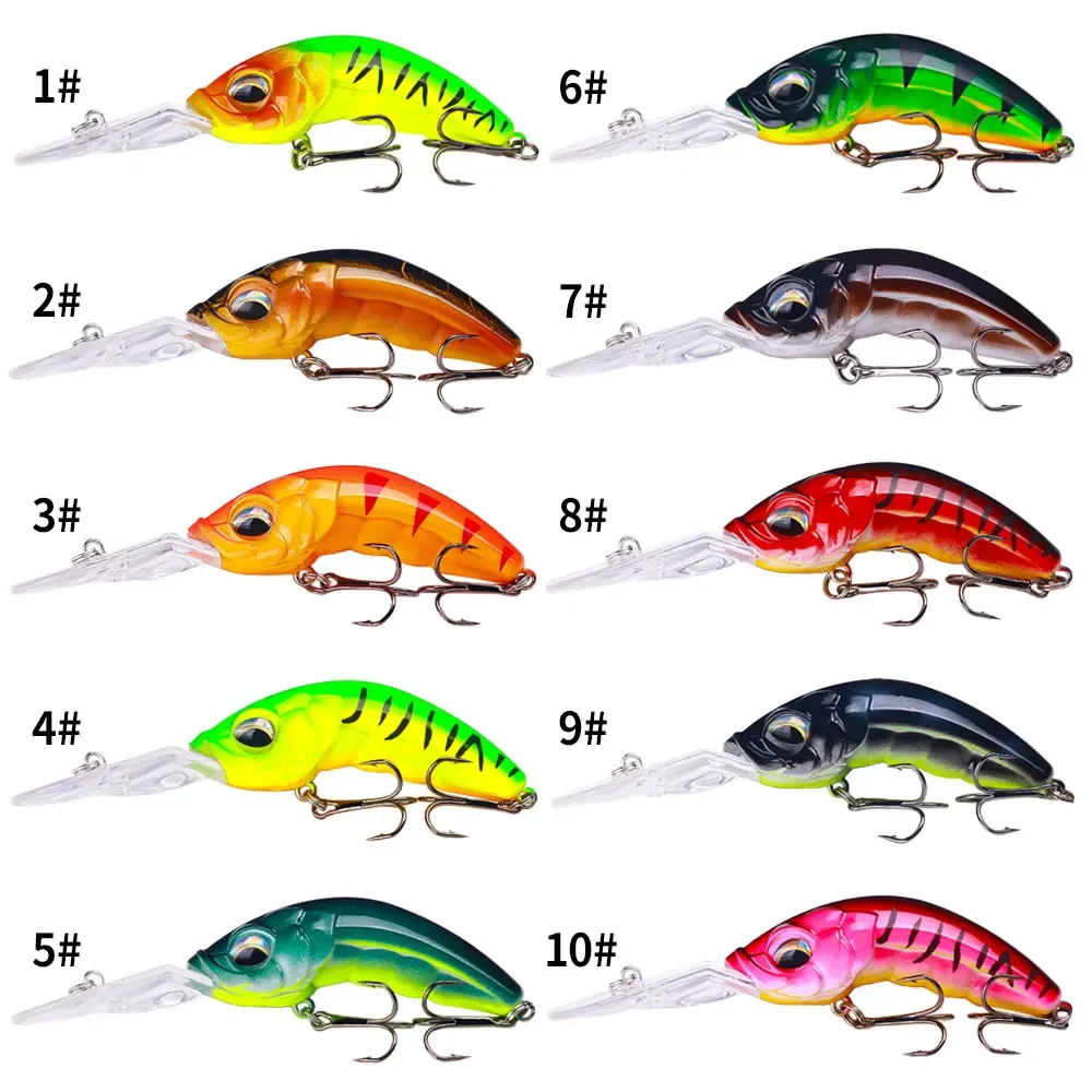 10 3CM 12G Wholesale Hard Plastic Mini Long Casting Minnow Lure Bait Minnow Fishing Lures