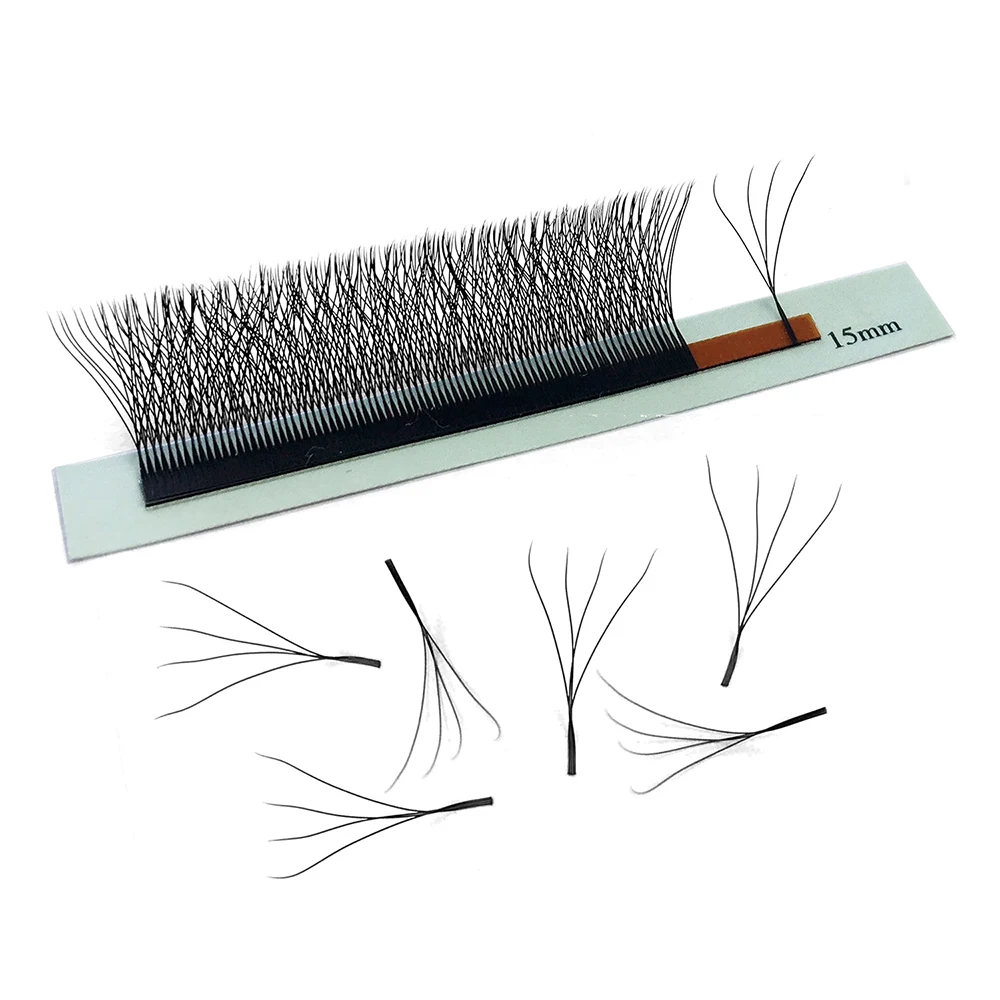 Cilios W 4D 5D W-shaped Eyelash Extension Russia Volume 4D W YY Lashes Kit Individual Fake Eyelashes Cluster Faux Cil Natural