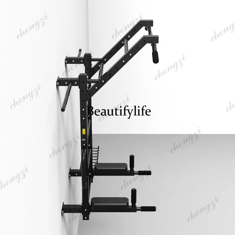Multifunctional wall parallel bars pull-up device climbing ladder arm flexion and extension horizontal bars