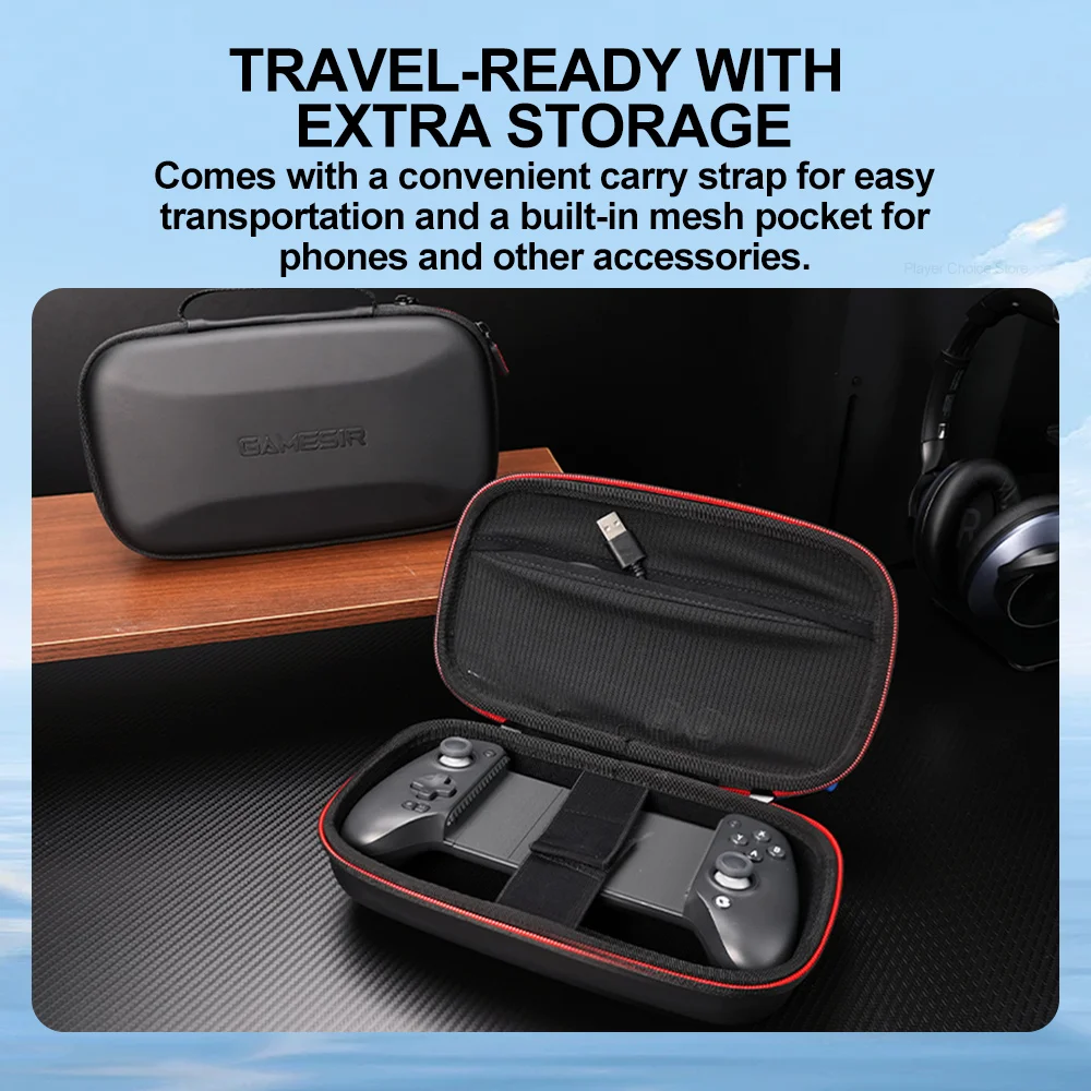 GameSir G8 Galileo G8 Plus Carrying Case for Kaleid Flux G7SE Xbox Series/One PS5 PS4 PS3 Nintendo Switch Joycon Controller Bag